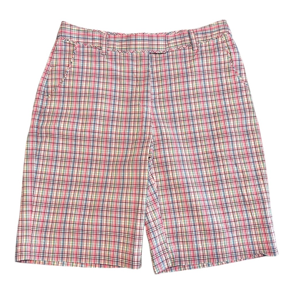 Lady Hagen Pastel Plaid Women’s Bermuda Golf Shorts Size 6 
Excellent Condition